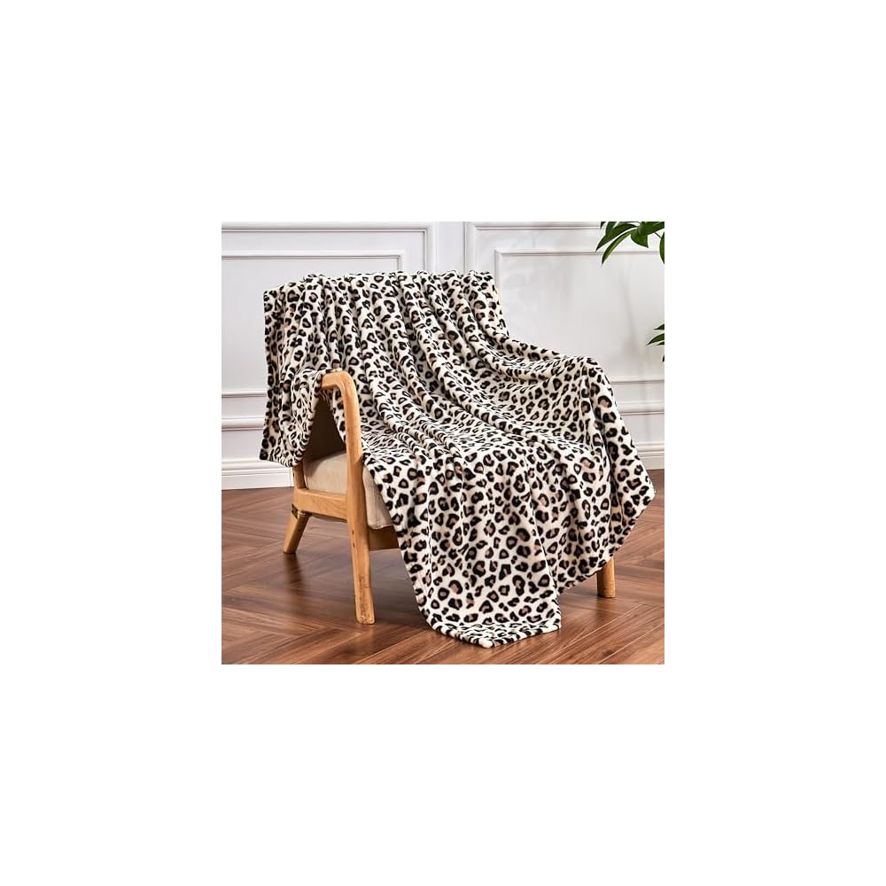 Flannel Cow Print Blanket 60"x80", Ultra Cozy Cow Throw Blanket for Couch Bed and Travel, Cow Decor Throw Blankets for Bed, All Seasons Twin Size Blanket 60"x80"